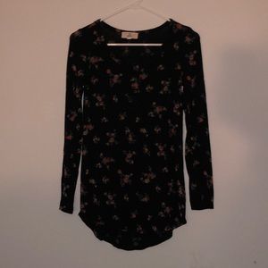 PINK REPUBLIC- floral long sleeve shirt